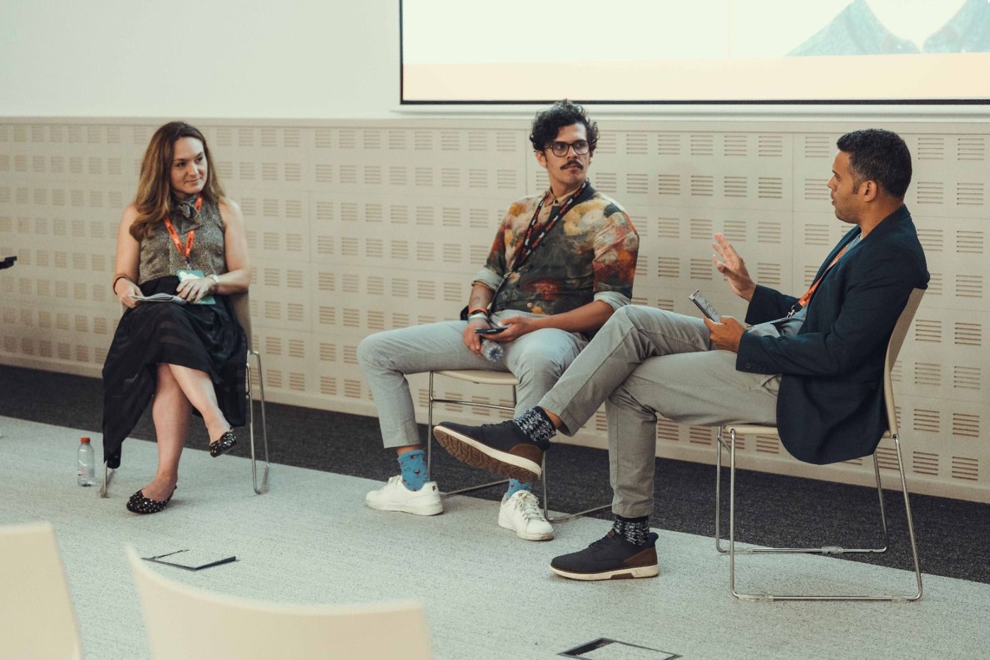 Patrick Sobral on a panel discussion